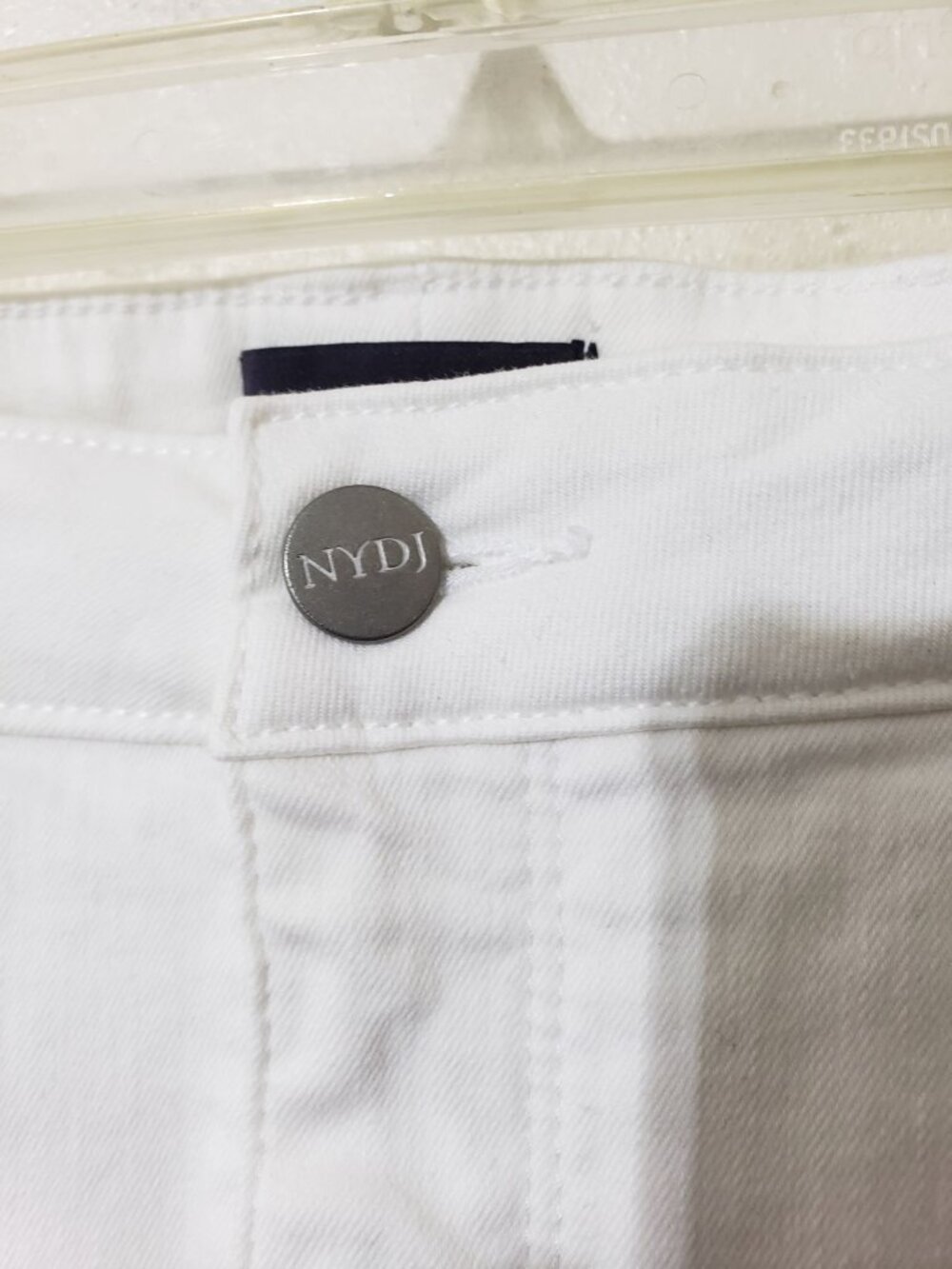 NYDJ white, plus size, barbara bootcut with liftxtuck technology jeans, size 20W - Picture 2 of 7